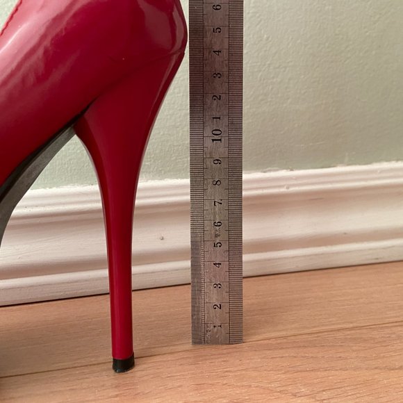 Red Platform Stiletto Heels - Picture 3 of 3